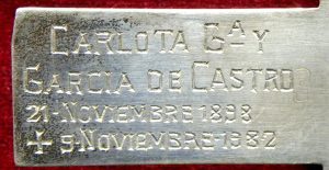 Crucifijo de plata