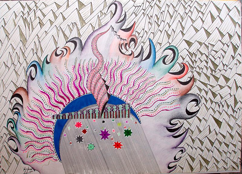 Dibujo de Julio Morales Ortega