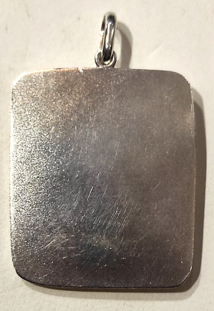Colgante. Estilo Nouveau. Francia con punzones, plata de 800milesimas. Finales del siglo XIX o Principios del XX